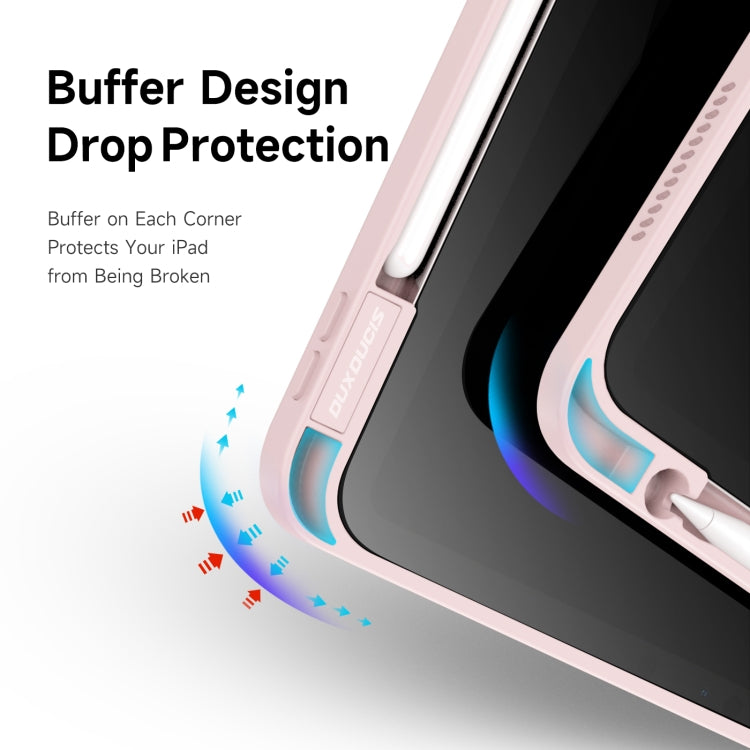 For iPad Air 2020 / Air 2022 / Air 11 2024 DUX DUCIS Magi Series Shockproof Tablet Case(Pink) - iPad Air (2022) / (2020) 10.9 Cases by DUX DUCIS | Online Shopping South Africa | PMC Jewellery | Buy Now Pay Later Mobicred