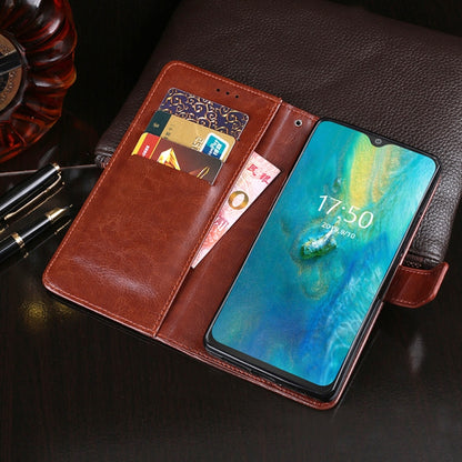 For Cubot P30 idewei Crazy Horse Texture Horizontal Flip Leather Case with Holder & Card Slots & Wallet(White) - More Brand by idewei | Online Shopping South Africa | PMC Jewellery | Buy Now Pay Later Mobicred