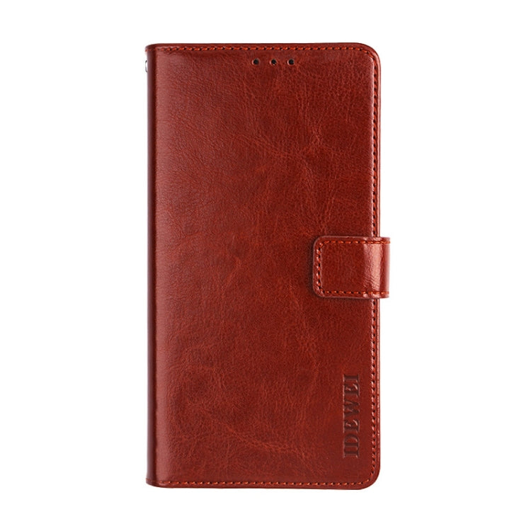 For LG V60 ThinQ idewei Crazy Horse Texture Horizontal Flip Leather Case with Holder & Card Slots & Wallet(Brown) - LG by idewei | Online Shopping South Africa | PMC Jewellery | Buy Now Pay Later Mobicred