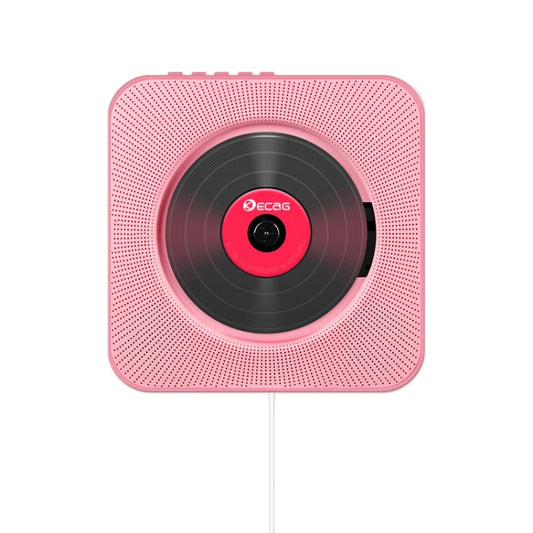 Kecag KC-808 6W Wall Mounted Bluetooth CD Player(Pink) - DVD & LCD Player by Kecag | Online Shopping South Africa | PMC Jewellery