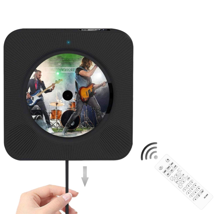 Kecag KC-809 10W Portable Bluetooth Album CD Player Player(Black) - free shipping - PMC Jewellery - Order now!