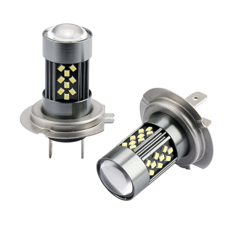 1 Pair H7 12V 7W Continuous Car LED Fog Light(Red Light) - Fog / Driving Lights by PMC TechLife | Online Shopping South Africa | PMC TechLife | Buy Now Pay Later Mobicred