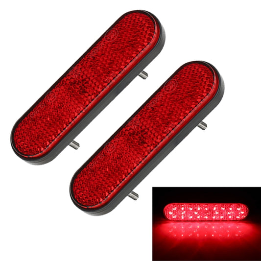 2 PCS 24LED Reflector Brake Light Turn Signal Light(Red Shell Red Light) - Turn Signal by PMC Jewellery | Online Shopping South Africa | PMC Jewellery | Buy Now Pay Later Mobicred