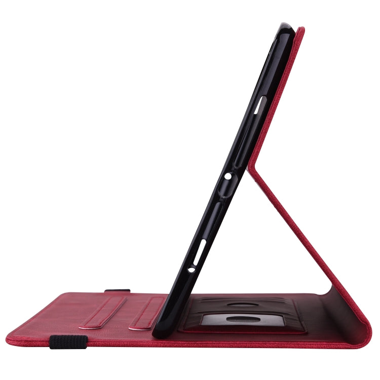 For Nokia T10 Butterfly Flower Embossed Leather Tablet Case(Red) - free shipping - PMC TechLife - Order now!
