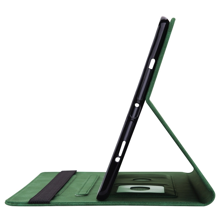 For Nokia T10 Butterfly Flower Embossed Leather Tablet Case(Green) - Nokia by PMC TechLife | Online Shopping South Africa | PMC TechLife | Buy Now Pay Later Mobicred