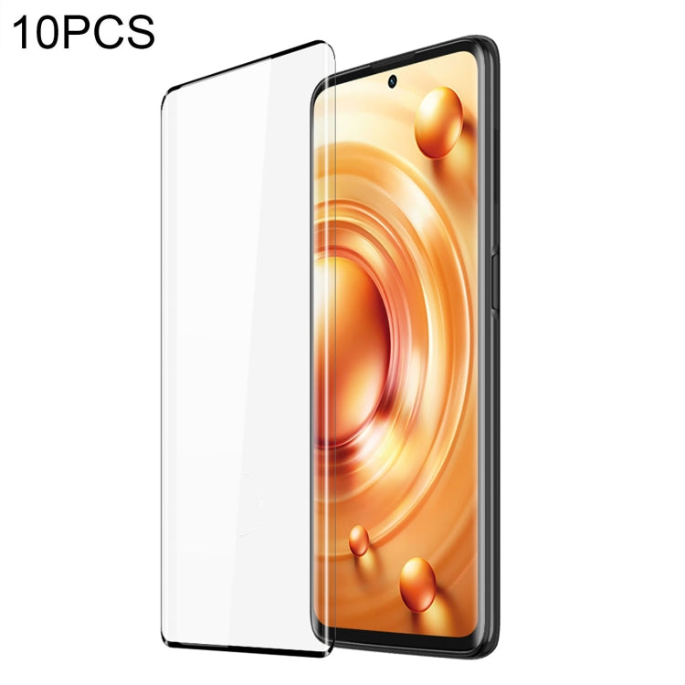 10 PCS For vivo X80 Pro DUX DUCIS 0.33mm 9H Medium Alumina Tempered Glass Film - vivo Tempered Glass by DUX DUCIS | Online Shopping South Africa | PMC Jewellery | Buy Now Pay Later Mobicred