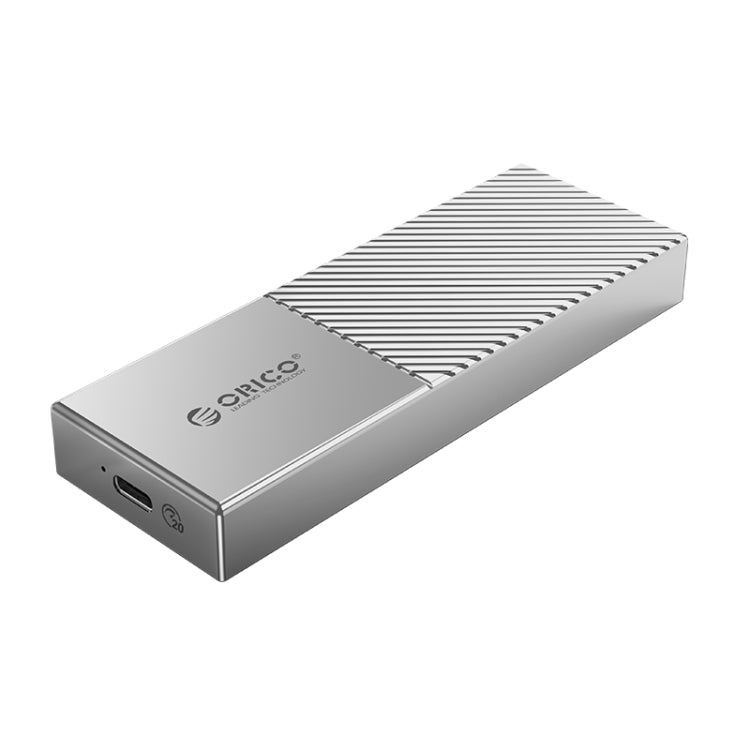 ORICO M207C3-G4-SV 20Gbps USB3.2 Gen2x2 Type-C M.2 NVMe SSD Enclosure(Silver) - HDD Enclosure by ORICO | Online Shopping South Africa | PMC Jewellery | Buy Now Pay Later Mobicred