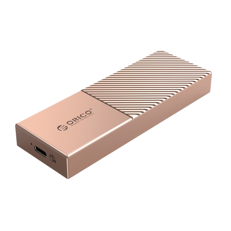 ORICO M207C3-G4-RG 20Gbps USB3.2 Gen2x2 Type-C M.2 NVMe SSD Enclosure(Gold) - HDD Enclosure by ORICO | Online Shopping South Africa | PMC Jewellery | Buy Now Pay Later Mobicred