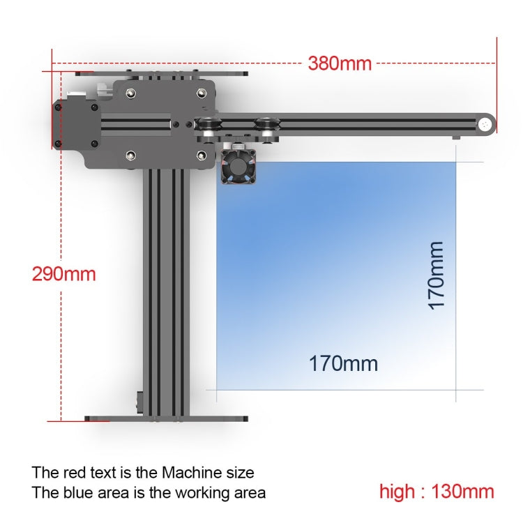 NEJE MASTER 3 Laser Engraver with N30610 Laser Module(US Plug) - DIY Engraving Machines by NEJE | Online Shopping South Africa | PMC Jewellery