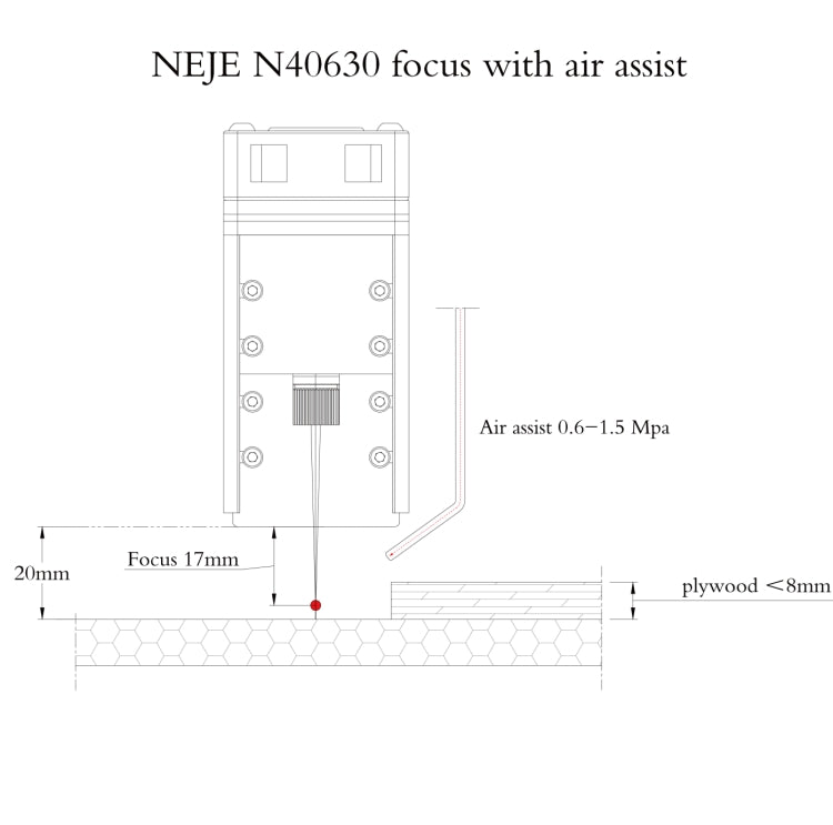 NEJE MASTER 3 Plus Laser Engraver with N40630 Laser Module(US Plug) - free shipping - PMC Jewellery - Order now!