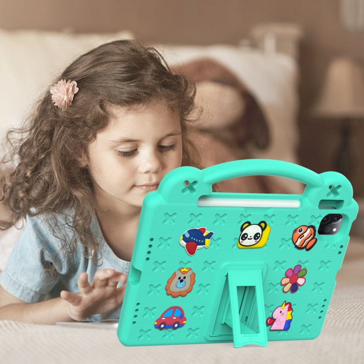 Handle Kickstand Children EVA Shockproof Tablet Case For iPad Pro 11 2018 / 2020 / 2021(Mint Green) - More iPad Cases by PMC Jewellery | Online Shopping South Africa | PMC Jewellery