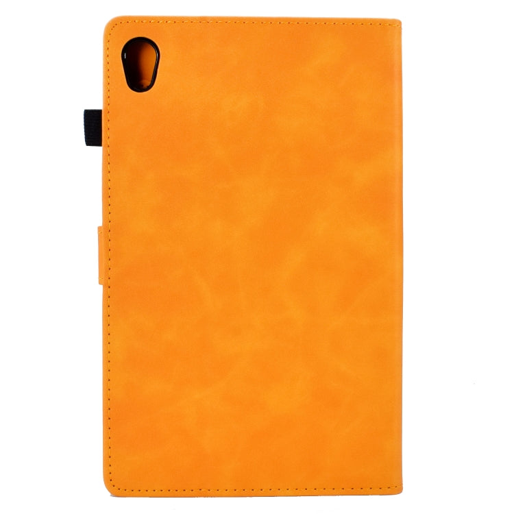 For Lenovo Tab M10 HD Gen 2 Embossed Smile Flip Tablet Leather Case(Khaki) - free shipping - PMC TechLife - Order now!