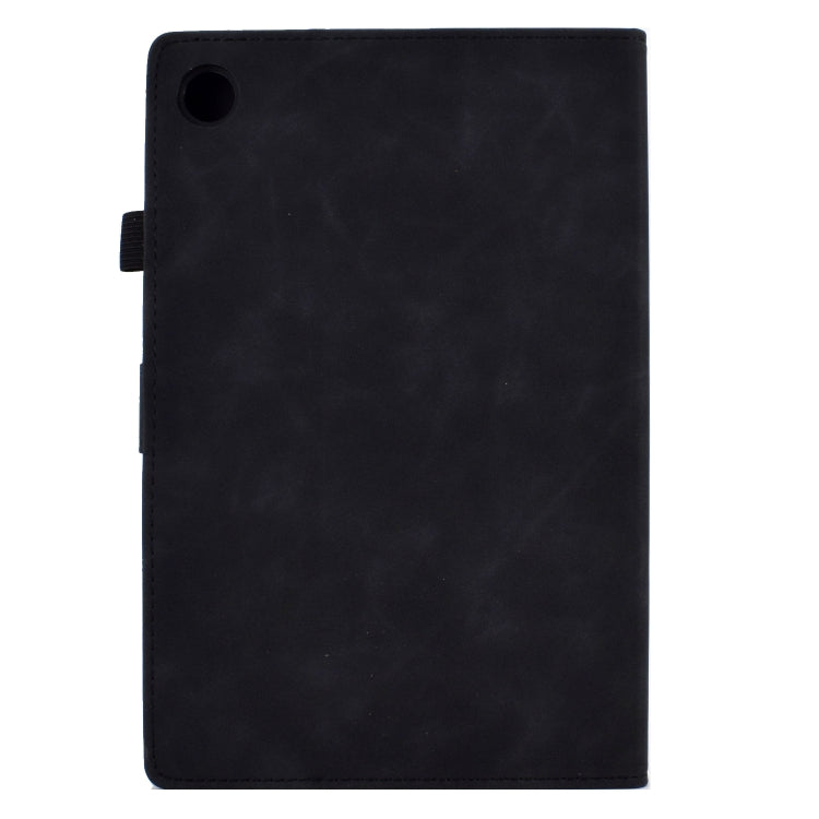 For Lenovo Tab M10 Plus 3rd Gen 10.6 inch Embossed Smile Flip Tablet Leather Case(Black) - Lenovo by PMC TechLife | Online Shopping South Africa | PMC TechLife | Buy Now Pay Later Mobicred