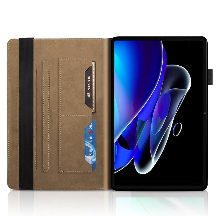 For OPPO Realme Pad X Life Tree Series Horizontal Flip Leather Tablet Case(Brown) - Realme by PMC TechLife | Online Shopping South Africa | PMC TechLife | Buy Now Pay Later Mobicred