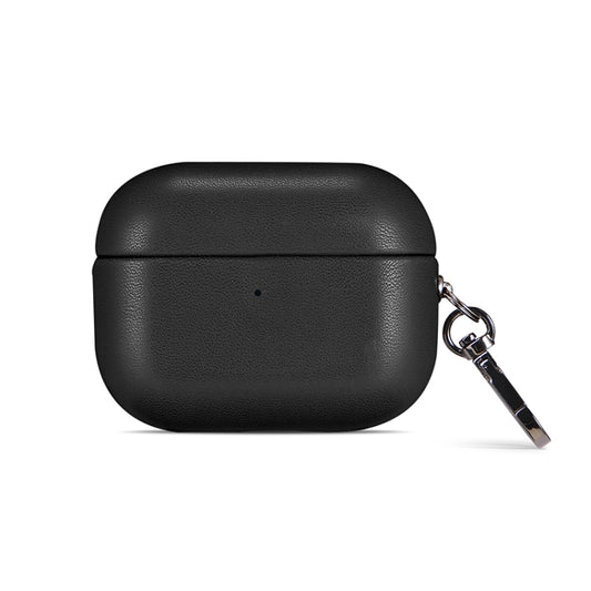 For Apple AirPods Pro 2 PU Leather Wireless Bluetooth Earphone Protective Case(Black) - For AirPods Pro 2 by PMC Jewellery | Online Shopping South Africa | PMC Jewellery | Buy Now Pay Later Mobicred