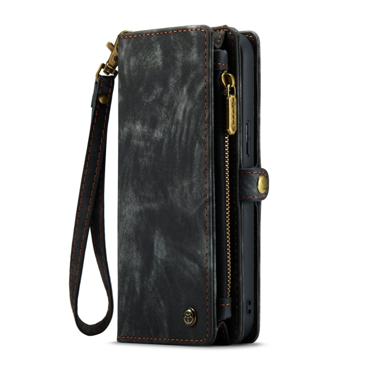 For iPhone 14 Plus CaseMe 008 Detachable Multifunctional Leather Phone Case(Black) - iPhone 14 Plus Cases by CaseMe | Online Shopping South Africa | PMC Jewellery | Buy Now Pay Later Mobicred