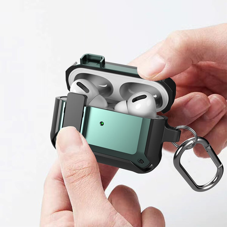 For AirPods Pro 2 Wireless Earphones Shockproof Bumblebee Silicone Protective Case(Orange Green) - For AirPods Pro 2 by PMC Jewellery | Online Shopping South Africa | PMC Jewellery | Buy Now Pay Later Mobicred