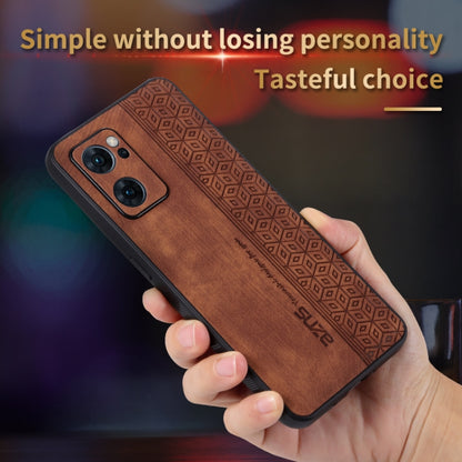 For OPPO Reno7 5G AZNS 3D Embossed Skin Feel Phone Case(Black) - OPPO Cases by AZNS | Online Shopping South Africa | PMC Jewellery | Buy Now Pay Later Mobicred