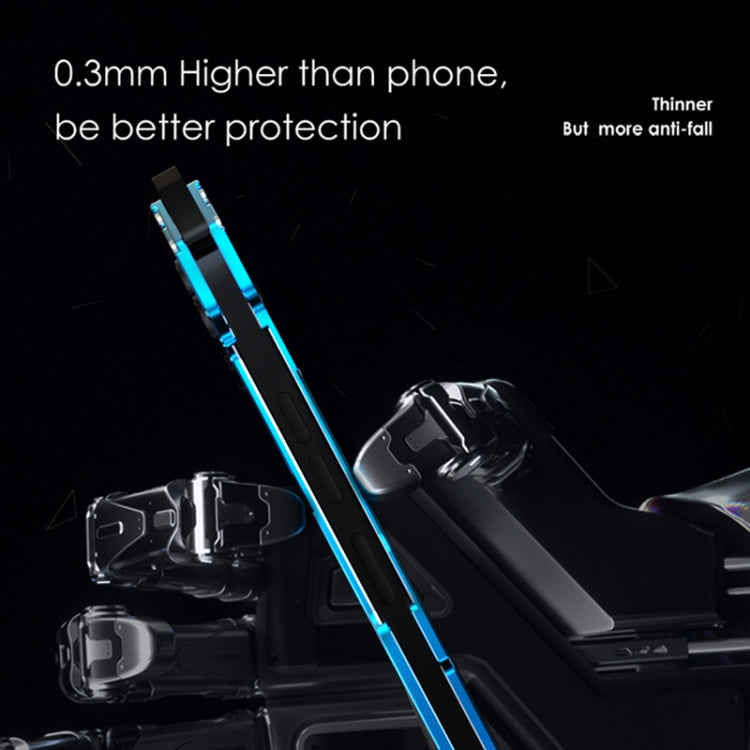 For iPhone 14 Plus R-JUST RJ17 Shockproof Armor Metal Phone Case(Black) - free shipping - PMC TechLife - Order now!
