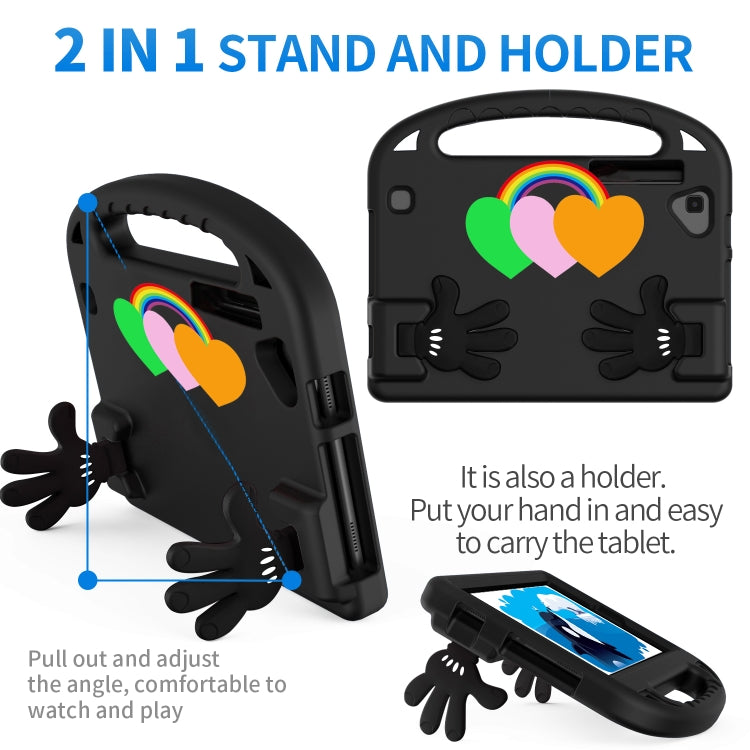 For Walmart Onn 8 inch Love Small Palm Holder EVA Tablet Case(Black) - Others by PMC TechLife | Online Shopping South Africa | PMC TechLife | Buy Now Pay Later Mobicred