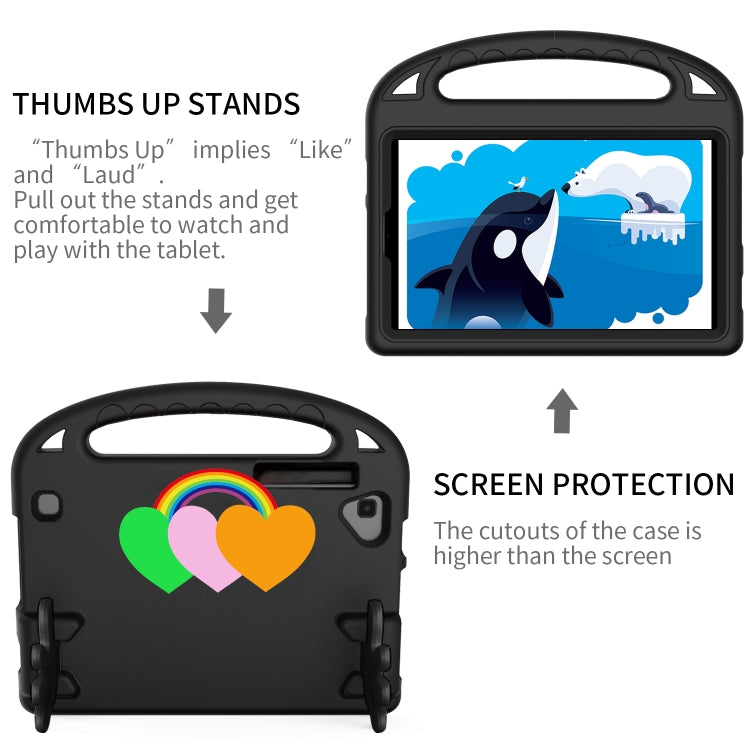 For Walmart Onn 8 inch Love Small Palm Holder EVA Tablet Case(Black) - Others by PMC TechLife | Online Shopping South Africa | PMC TechLife | Buy Now Pay Later Mobicred