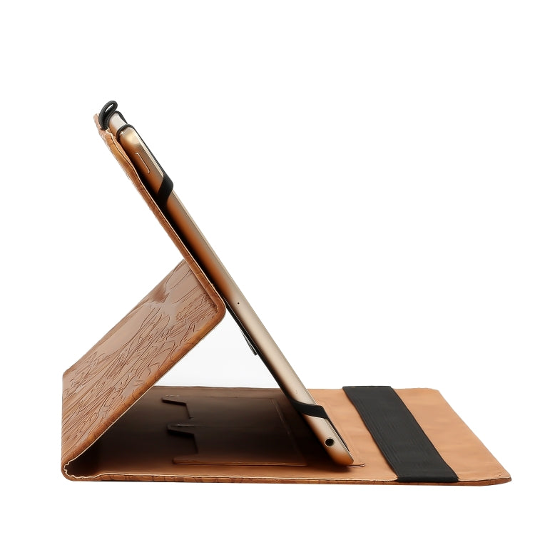 For 8 inch Life Tree Pattern Flip Universal Leather Tablet Case(Brown) - 8 inch by PMC TechLife | Online Shopping South Africa | PMC TechLife | Buy Now Pay Later Mobicred
