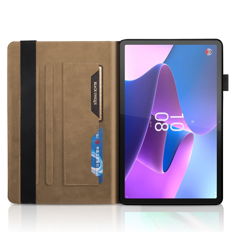For Lenovo Tab P11 Pro Gen 2 Life Tree Series Horizontal Flip Leather Case with Holder(Brown) - Lenovo by PMC TechLife | Online Shopping South Africa | PMC TechLife | Buy Now Pay Later Mobicred