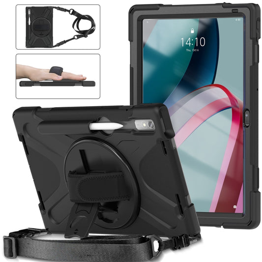 For Lenovo Pad Pro 11.2 2022 TB-138FC/132FU Silicone + PC Protective Tablet Case(Black) - Lenovo by PMC Jewellery | Online Shopping South Africa | PMC Jewellery | Buy Now Pay Later Mobicred