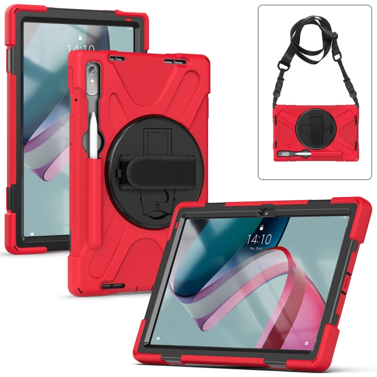 For Lenovo Pad Pro 11.2 2022 TB-138FC/132FU Silicone + PC Protective Tablet Case(Red) - Lenovo by PMC TechLife | Online Shopping South Africa | PMC TechLife | Buy Now Pay Later Mobicred