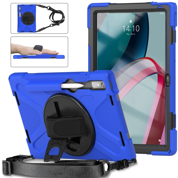 For Lenovo Pad Pro 11.2 2022 TB-138FC/132FU Silicone + PC Protective Tablet Case(Blue) - Lenovo by PMC TechLife | Online Shopping South Africa | PMC TechLife | Buy Now Pay Later Mobicred