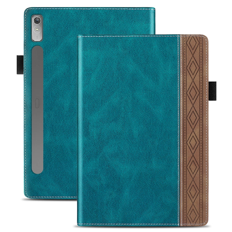 For Lenovo Tab P11 Pro Gen 2 Splicing Series Tablet PC Leather Case(Dark Green) - Lenovo by PMC TechLife | Online Shopping South Africa | PMC TechLife | Buy Now Pay Later Mobicred