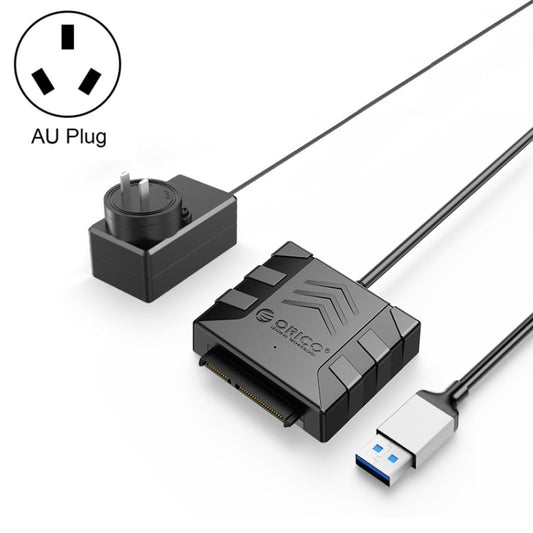 ORICO UTS1 USB 3.0 2.5-inch SATA HDD Adapter with 12V 2A Power Adapter, Cable Length:0.3m(AU Plug) - USB to IDE / SATA by ORICO | Online Shopping South Africa | PMC Jewellery | Buy Now Pay Later Mobicred