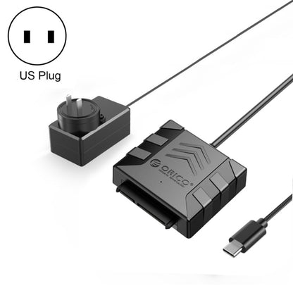 ORICO UTS1 Type-C / USB-C USB 3.0 2.5-inch SATA HDD Adapter with 12V 2A Power Adapter, Cable Length:0.5m(US Plug) - USB to IDE / SATA by ORICO | Online Shopping South Africa | PMC Jewellery | Buy Now Pay Later Mobicred