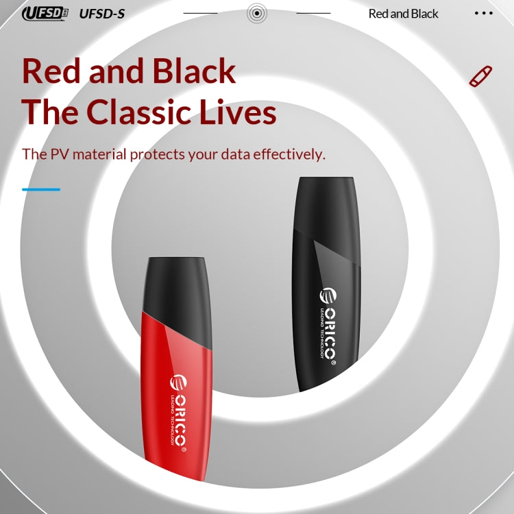 ORICO UFS Flash Drive, Read: 450MB/s, Write: 350MB/s, Memory:256GB, Port:USB-A(Black) - free shipping - PMC Jewellery - Order now!