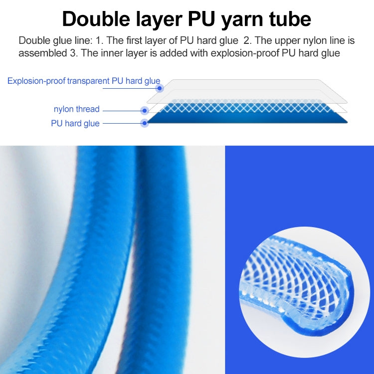 LAIZE Automatic Retractable Air Hose Reel Pneumatic PU Tube, Specification:12x8mm, 15m - free shipping - PMC TechLife - Order now!