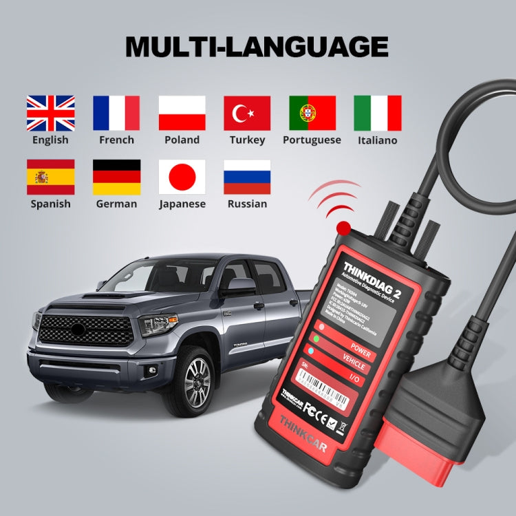 THINKCAR ThinkDiag 2 SP164-V Car Full System Diagnosis OBD2 Scanner - Code Readers & Scan Tools by PMC Jewellery | Online Shopping South Africa | PMC Jewellery | Buy Now Pay Later Mobicred