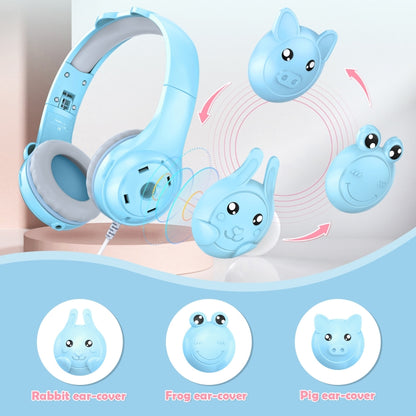 SoulBytes S31 Kids Wired Over-Ear Earphone with Microphone, Length: 1.5m(Blue) - Multimedia Headset by Soulbytes | Online Shopping South Africa | PMC Jewellery | Buy Now Pay Later Mobicred