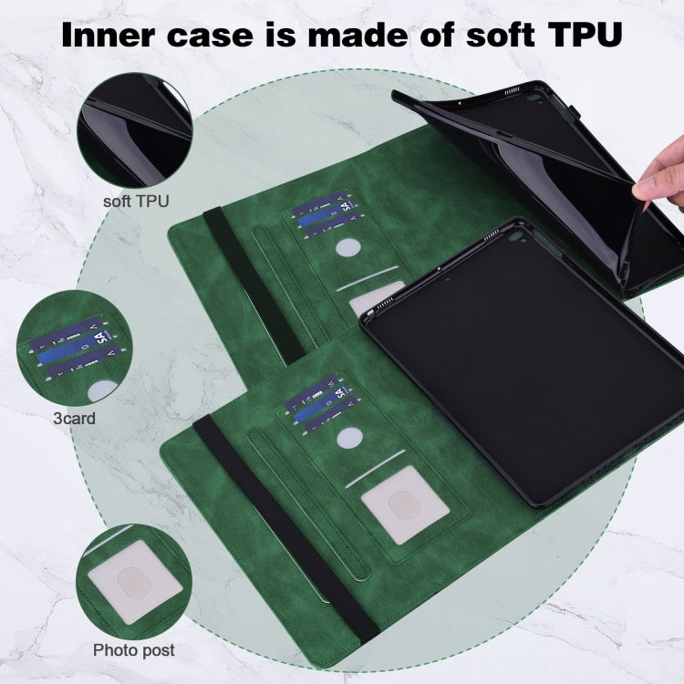 For OPPO Pad Air 2022 Embossed Butterfly Pattern Leather Tablet Case(Green) - free shipping - PMC TechLife - Order now!