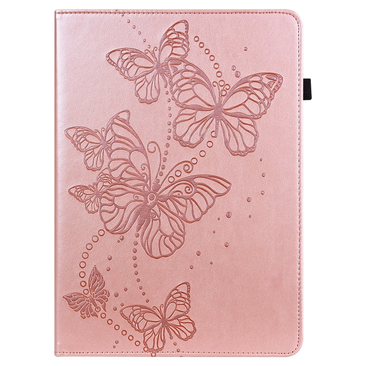 For Realme Pad X Embossed Butterfly Pattern Leather Tablet Case(Pink) - Realme by PMC TechLife | Online Shopping South Africa | PMC TechLife | Buy Now Pay Later Mobicred