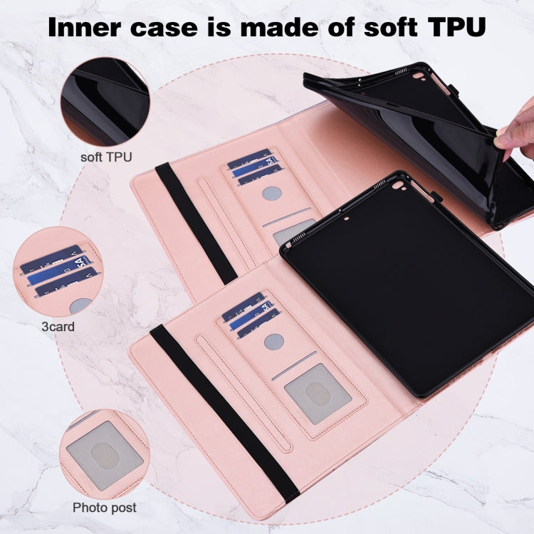 For Realme Pad X Embossed Butterfly Pattern Leather Tablet Case(Pink) - Realme by PMC TechLife | Online Shopping South Africa | PMC TechLife | Buy Now Pay Later Mobicred