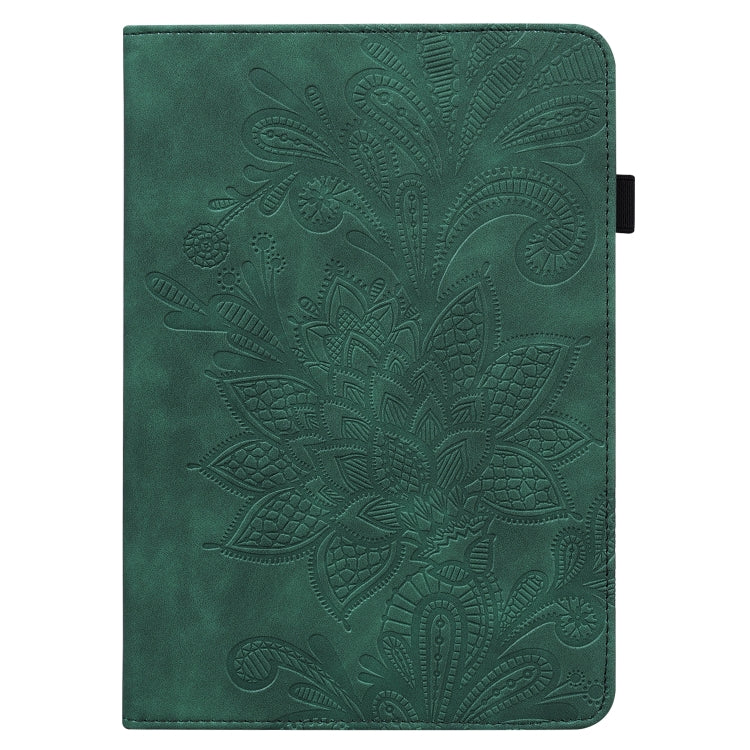 For OPPO Pad Air 2022 Lace Flower Embossing Pattern Leather Tablet Case(Green) - free shipping - PMC TechLife - Order now!