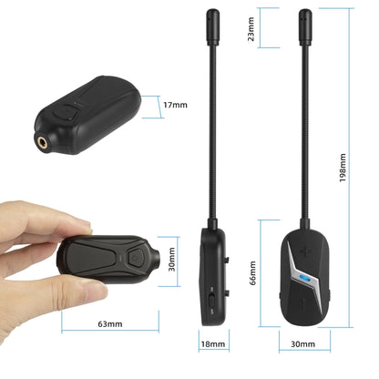 Yanmai EM1 2.4G Wireless Headset Microphone - Microphone by Yanmai | Online Shopping South Africa | PMC Jewellery | Buy Now Pay Later Mobicred