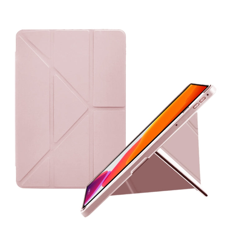 For Honor Tablet V7 Pro Acrylic 2 in 1 Y-fold Smart Leather Tablet Case(Pink) - free shipping - PMC TechLife - Order now!