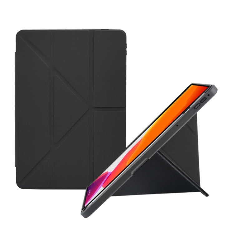 For Realme Pad Mini 8.7 Acrylic 2 in 1 Y-fold Smart Leather Tablet Case(Black) - free shipping - PMC TechLife - Order now!