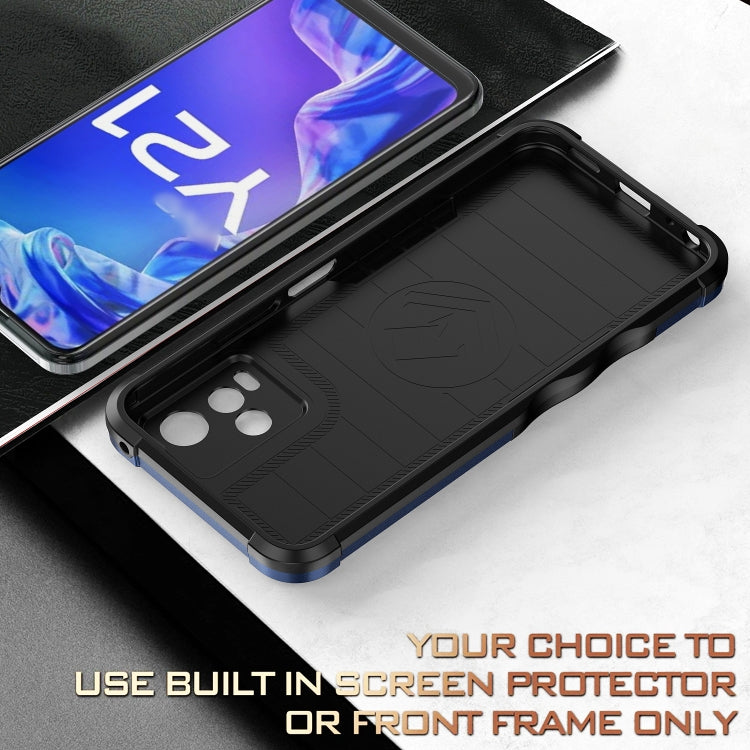 For vivo Y21 / Y21s / Y33 Non-slip Shockproof Armor Phone Case(Black) - vivo Cases by PMC Jewellery | Online Shopping South Africa | PMC Jewellery | Buy Now Pay Later Mobicred