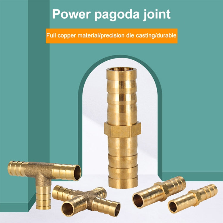 LAIZE 2pcs Pagoda T-type Three Way Pneumatic Components, Caliber:6mm - Interface Series by LAIZE | Online Shopping South Africa | PMC TechLife | Buy Now Pay Later Mobicred