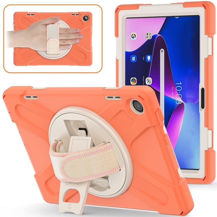 For Lenovo Tab M10 10.1 3rd Gen Silicone + PC Protective Tablet Case(Orange) - Lenovo by PMC TechLife | Online Shopping South Africa | PMC TechLife | Buy Now Pay Later Mobicred