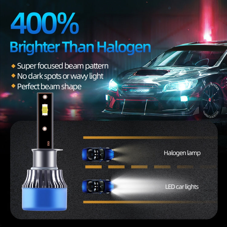 Q2 1 Pair H1 25W / 3000LM / DC9-36V / 6000K IP68 Waterproof Car LED Headlight - LED Headlamps by PMC Jewellery | Online Shopping South Africa | PMC Jewellery | Buy Now Pay Later Mobicred