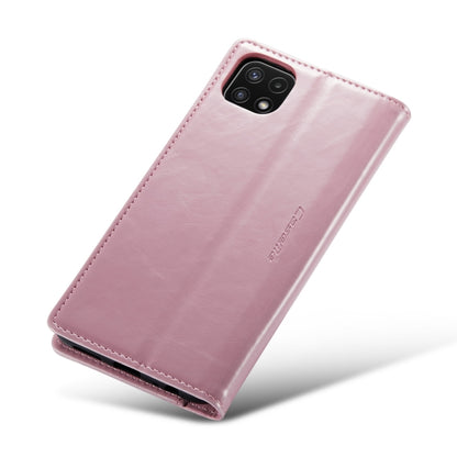 For Samsung Galaxy A22 5G / F42 5G CaseMe 003 Crazy Horse Texture Leather Phone Case(Rose Gold) - Galaxy Phone Cases by CaseMe | Online Shopping South Africa | PMC Jewellery | Buy Now Pay Later Mobicred