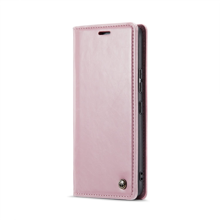 For Samsung Galaxy A53 CaseMe 003 Crazy Horse Texture Leather Phone Case(Rose Gold) - Galaxy Phone Cases by CaseMe | Online Shopping South Africa | PMC Jewellery | Buy Now Pay Later Mobicred